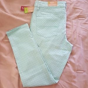 Mint Green Polka Dot Pants